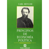 Livro Principios De Economia Politica De Menger Carl Union E