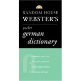 Livro Random House Webster's - Pocket German Dictionary (dicionário De Alemão, De Bolso) - Jenni Karding Moulton [1996]