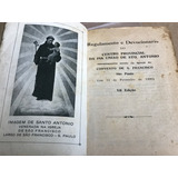 Livro Regulamento Devocionário Centro Provincial Antigo 1900