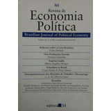 Livro Revista De Economia Política Vol. 20 Nº4 (80) - Celso Furtado / Gustavo Guzmán E Outros [2000]