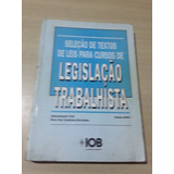 Livro Seleção De Textos De Leis