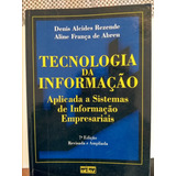Livro Tecnologia Da Informação Aplicada A