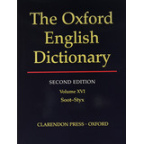 Livro The Oxford English Dictionary 2nd Vol. 16 Em Inglês