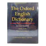 Livro The Oxford English Dictionary 2nd Vol. 18 Em Inglês