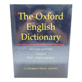 Livro The Oxford English Dictionary 2nd Vol. 2 Em Inglês