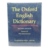 Livro The Oxford English Dictionary 2nd Vol. 7 Em Inglês