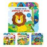 Livro Toque E Sinta | Diversão Com Os Animais | Animais Da Fazenda, Mar, Selva Ou Jardim | Ciranda Cultural