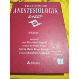 Livro Tratado De Anestesiologia Saesp 6 Edição 