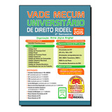 Livro Vade Mecum Universitário De Direito Rideel - 2015