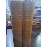 Livro Webster's New Dictionary - 2 Volumes - William Allan Neilson E Outros [1954]