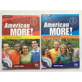 Livros American More 2 E 3 Lacrados Students Book E Workbook Com Cd Completo I688