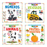 Livros Infantil Trilíngue Minhas Primeiras Palavras Ilustrado Aprenda Inglês Português E Espanhol Com Temas Diferentes 