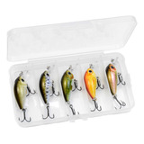 Lixada 5pcs Iscas De Pesca Conjunto