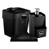 Lixeira 2,5l C Tampa Porta Detergente 500 Ml Rodinho De Pia