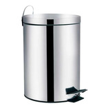 Lixeira 5 Litros Aço Inox C/ Pedal Cesto Removível Higiênico