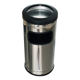 Lixeira Cinzeiro 25l Inox Cigarro Fumante