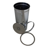 Lixeira De Embutir No Granito Em Inox Profissional 12 Lts