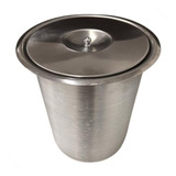 Lixeira Embutir Inox Cozinha Pia Granito 8 Litros Luxo 304