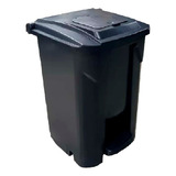 Lixeira Grande De 60 Litros Com Rodinhas Pedal E Tampa Clic