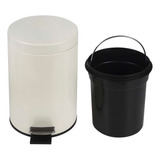 Lixeira Para Banheiro 3l Com Escova Sanitária Para Vaso Mor