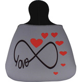 Lixeira Para Carro Neoprene Amor Infinito Ln30