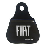 Lixinho Para Carro Lixeira Lixeirinha Fiat Logo Prata Argo