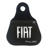 Lixinho Para Carro Lixeira Lixeirinha Fiat Logo Prata Pulse