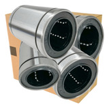 Lmb 10 Uu - Kit 4 Peças Rolamento Linear 5/8 X 1 1/8 X 1 1/2