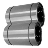 Lmb 12 Uu - Kit 2 Peças Rolamento Linear 3/4 X 1 1/4 X 1 5/8