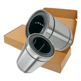 Lmb 16 Uu - Kit Com 2 Peças Rolamento Linear Eixo 1 Polegada