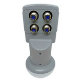 Lnb Quadruplo Full Hd 4k Banda Ku Universal 4 Saídas Lbnf