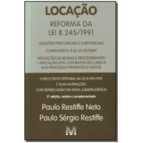 Locação: Reforma Da Lei 8.245/1991 - 2 Ed./2011, De Restiffe Neto, Paulo. Editorial Malheiros Editores Ltda, Tapa Mole En Português, 2011
