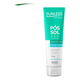 Loção Corporal Hidratante Pós-sol Aloe Vera E Camomila Fragrância Suave Vitamina E Sunless 120gr