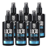 Loção Pós Barba Big Barber 250ml Menthol Após Barbear 6 Unid