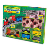 Locomotiva Expresso Ii De Brinquedo C/ Túnel - Braskit
