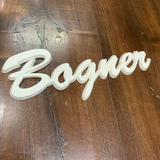 Logo Personalizado Para Amplificador Bogner 21x8