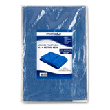 Lona 4x4 Impermeável Plastico Encerado Azul