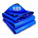 Lona 5x5 Azul Impermeavel Multi Forro