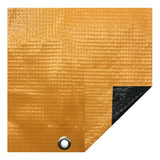 Lona Antichamas Pvc 400 Cargolight Laranja/preto 4x3 M