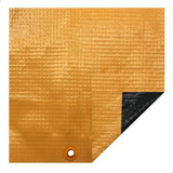 Lona Antichamas Pvc 400 Cargolight Laranja/preto 4x3