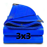 Lona Azul Carreteiro Caminhão Piscina Impermeável 75g 3x3