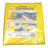 Lona Carreteiro Encerado Reforcada 6 X 5 Mt (azul/amarela)