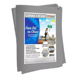 Lona Cinza Prata Camping Obra Caminhão Telhado Chuva 7x6 M