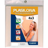 Lona Plástica 4mx3m Plasilona - Transparente