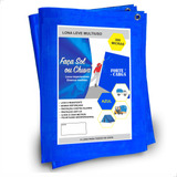 Lona Plástica Azul 300 Micras Impermeável 11x5 Multiuso 5x11