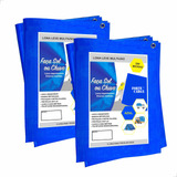 Lona Plástica Azul 300 Micras Impermeável 16x6 Multiuso 6x16