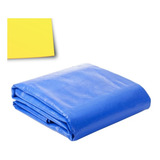 Lona Plastica Azul Impermeável Ik 300 Micras Multiuso 11x5