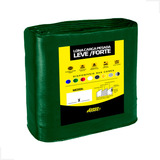 Lona Plástica Verde Impermeável 300 Micras Multiuso 8x6