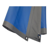 Lona Pvc Azul 5,5x3 M Proteção Cortina Área De Solda Biombo