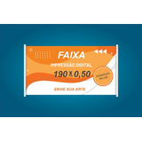 Lona/faixa/banner Completo Medida De190x50